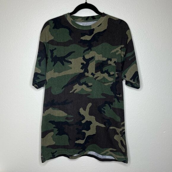 RedHead Camouflage Short Sleeve Crew Neck T Shirts Lot 2 Undershirt Men Medium - Picture 2 of 12